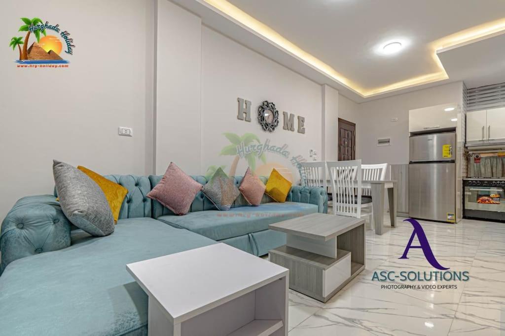 The Awesome 3-Bedroom Apartment & 2 Bathroom In Al-Ahyaa Hurgada Dış mekan fotoğraf