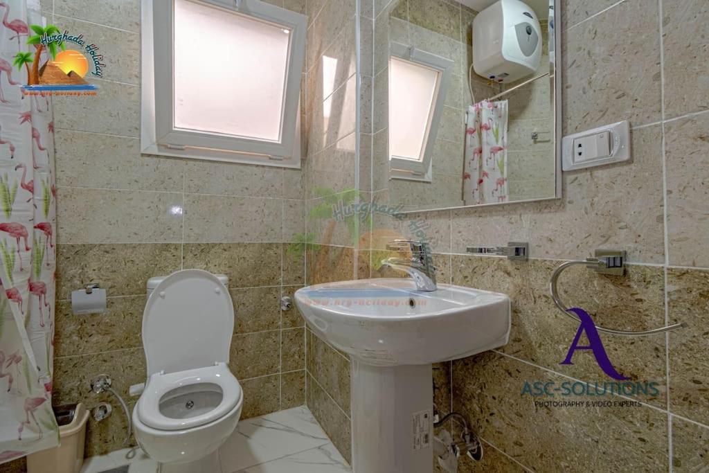 The Awesome 3-Bedroom Apartment & 2 Bathroom In Al-Ahyaa Hurgada Dış mekan fotoğraf