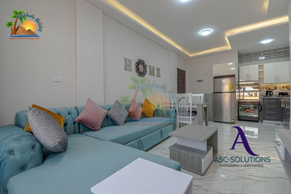 The Awesome 3-Bedroom Apartment & 2 Bathroom In Al-Ahyaa Hurgada Dış mekan fotoğraf