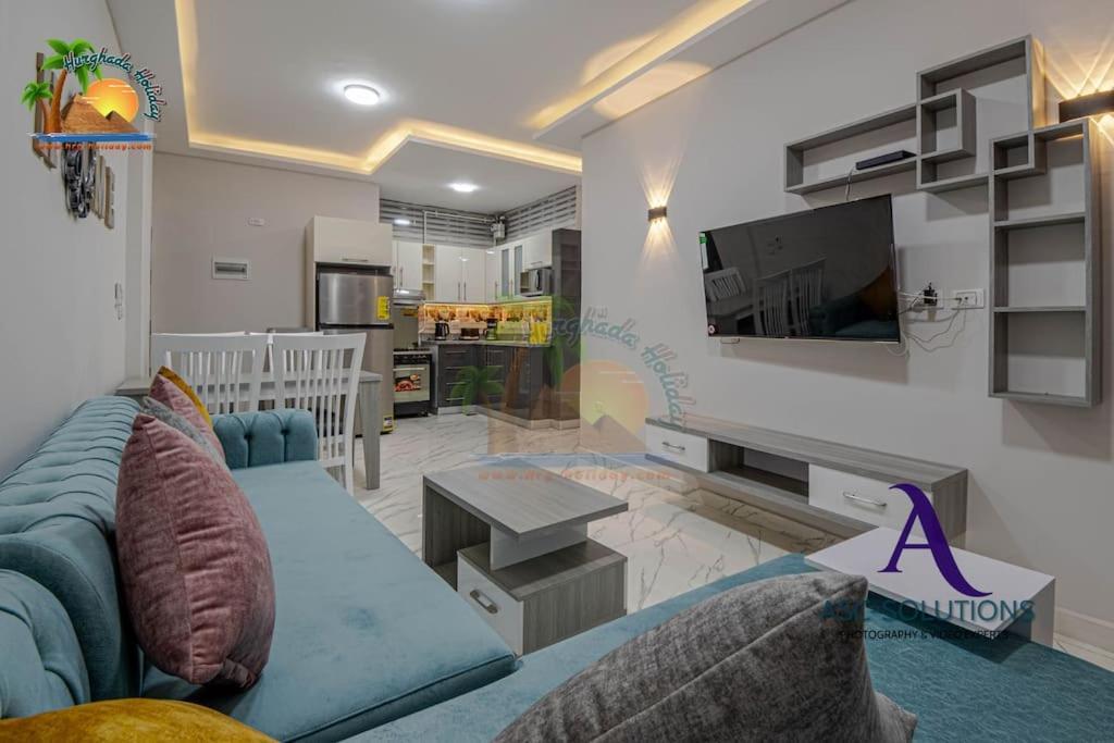 The Awesome 3-Bedroom Apartment & 2 Bathroom In Al-Ahyaa Hurgada Dış mekan fotoğraf