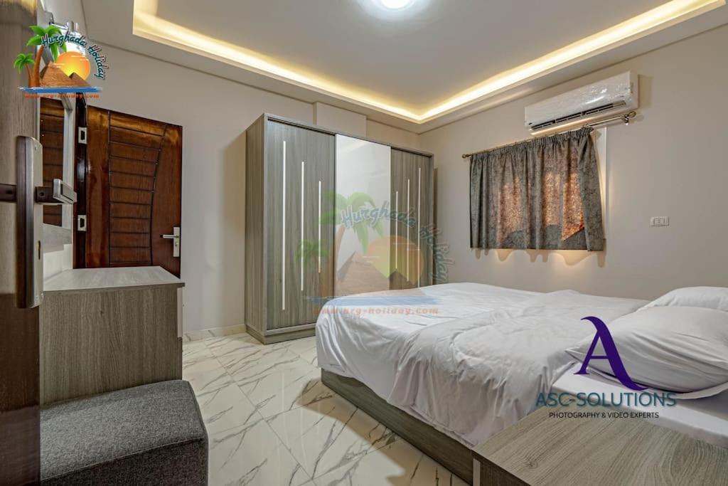 The Awesome 3-Bedroom Apartment & 2 Bathroom In Al-Ahyaa Hurgada Dış mekan fotoğraf