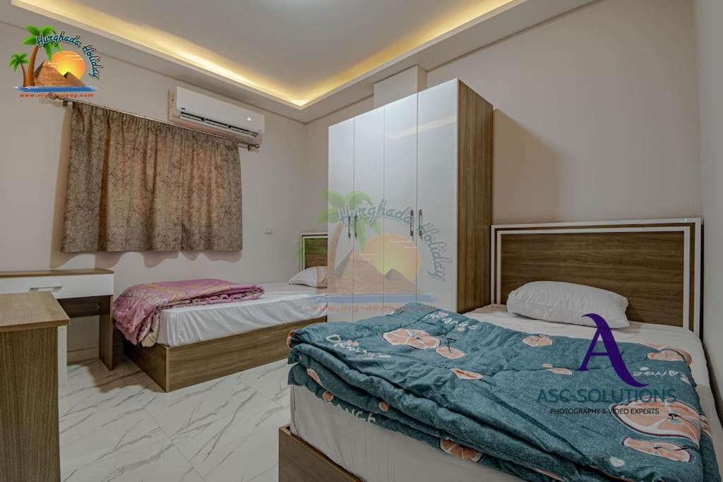 The Awesome 3-Bedroom Apartment & 2 Bathroom In Al-Ahyaa Hurgada Dış mekan fotoğraf